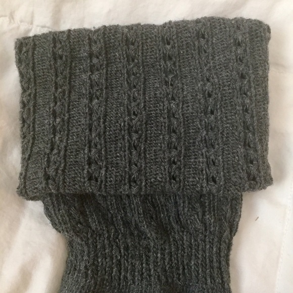 Pointelle Boot Cuff Socks - Picture 2 of 3