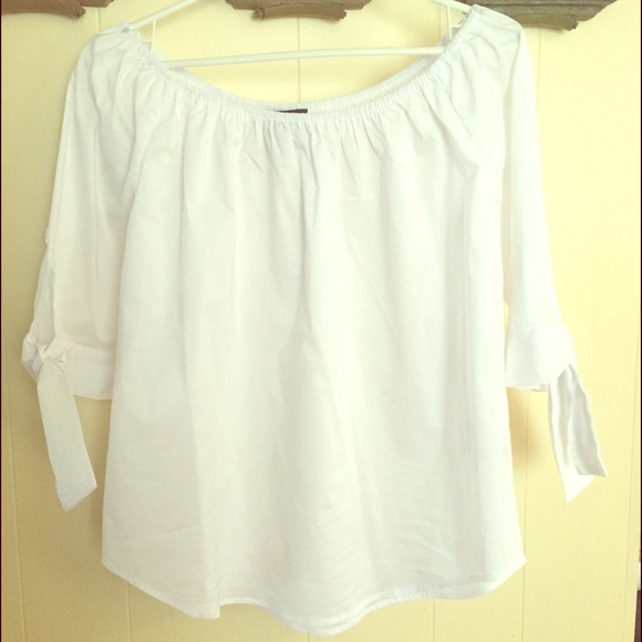 Forever 21 white off the shoulder top