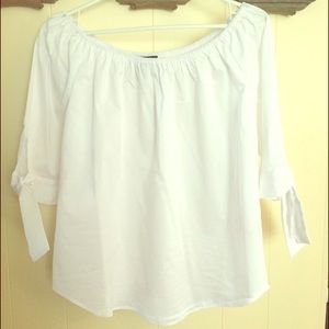 Forever 21 white off the shoulder top