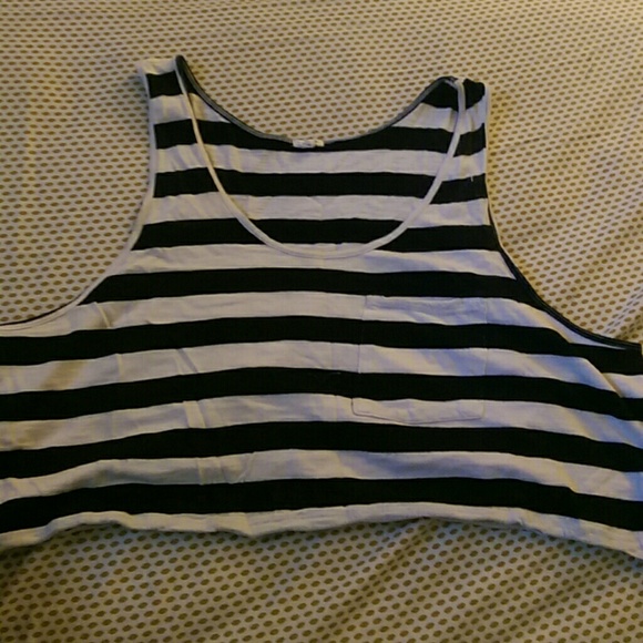 Striped crop top