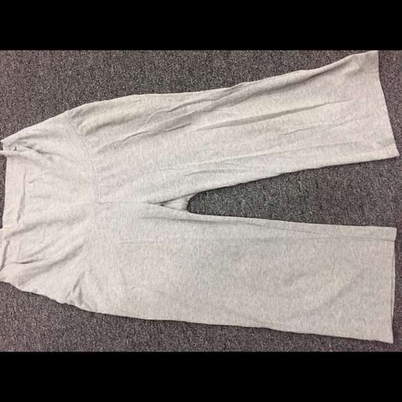 Grey Maternity Capris