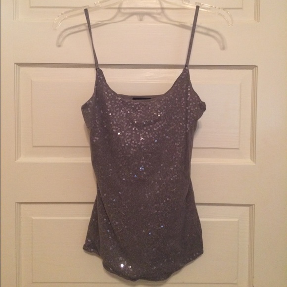 The Limited Grey/silver camisole EUC