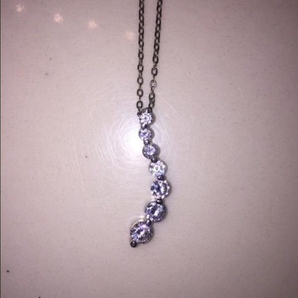 Diamond strand necklace