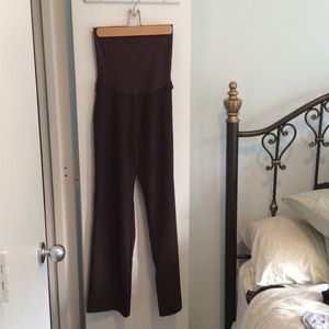 Brown maternity pants