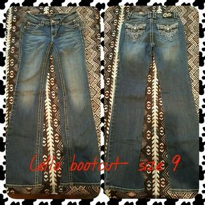 Cello Bling Pocket Bootcut