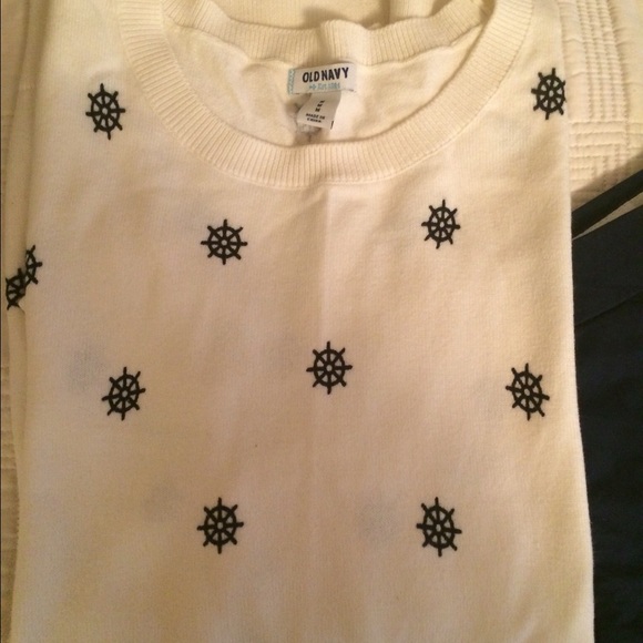 NWOT Old Navy crew neck nautical sweater