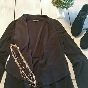 Black Drapey Blazer