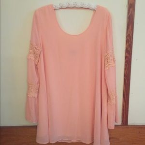 Pink dress from hallelu boutique