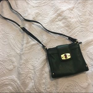 Green cross body bag