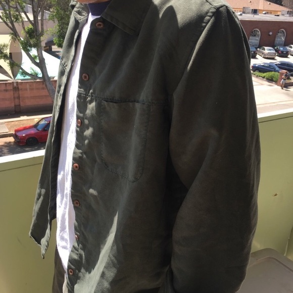 Suede Button-Up - Picture 2 of 3