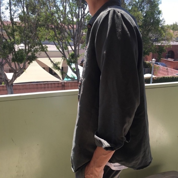 Suede Button-Up - Picture 3 of 3