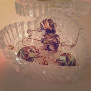 BOGO Handmade clay earrings