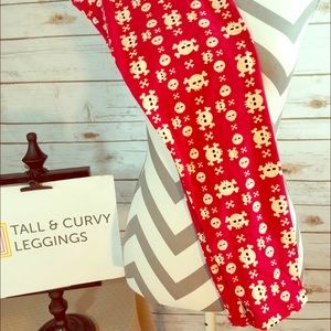 Lularoe Halloween Leggings TC Skulls