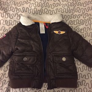 Baby pilot jacket fully lined