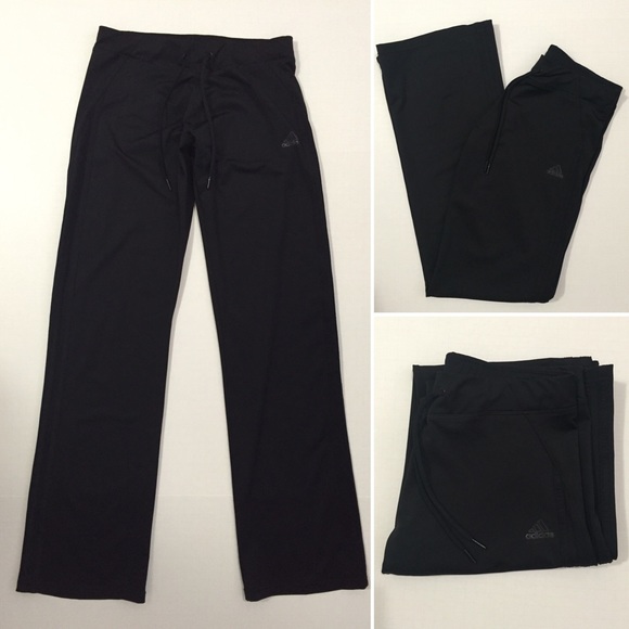 Adidas Pants - [Adidas] women's black athletic track pants szS-M