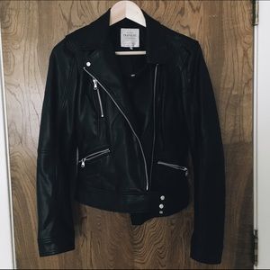 Zara leather jacket