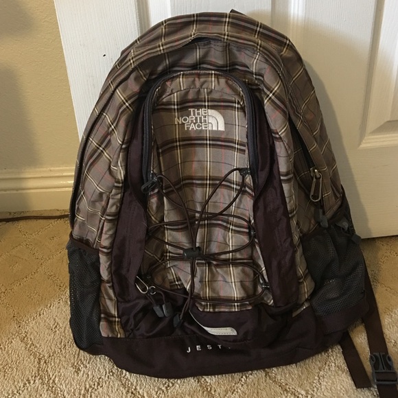 North face comfortable padded backpack