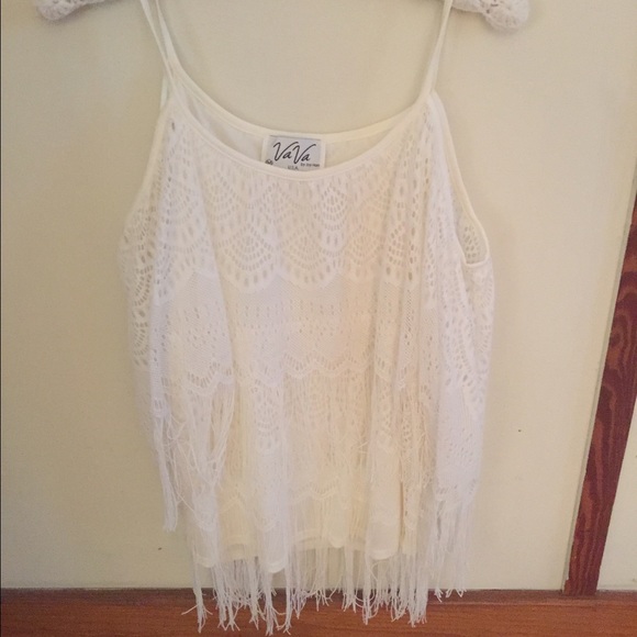 White tank top