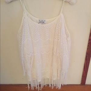 White tank top