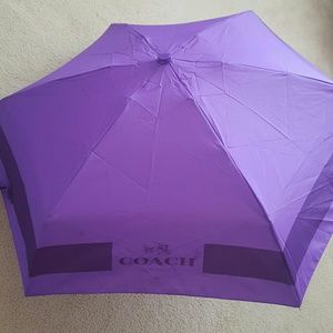 Purple Coach Umbrella