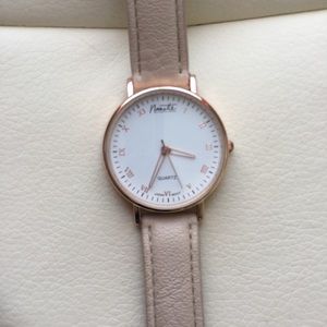 Nanette Lepore Classic Rose Gold Watch