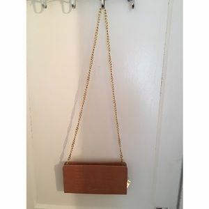 Over the shoulder clutch bag