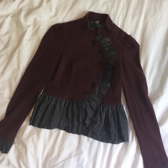 SALE!! Free People thick knit, military jacket.
