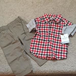 Carters 2 piece Playwear NWT