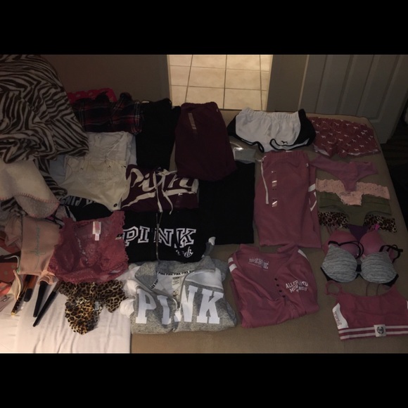 ADDED MORE TO MY PINK VS COLLECTION LAST NIGHT