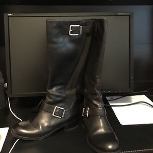 Black Knee High Boots