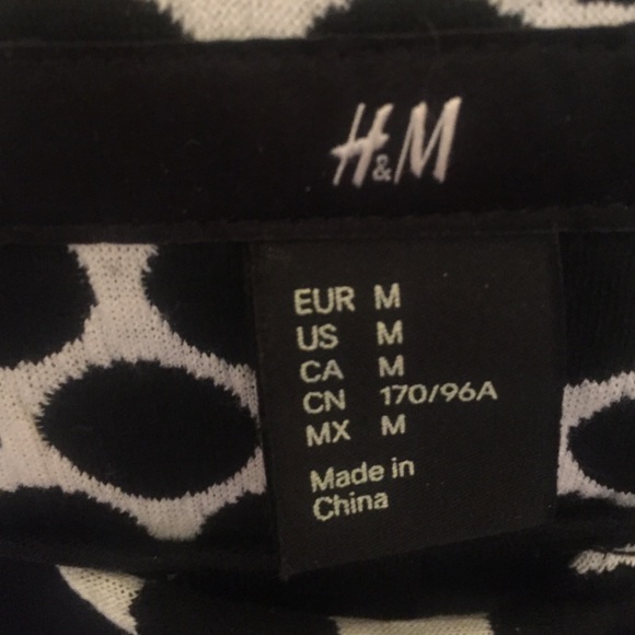 H&M blazer. B&W polka dots. - Picture 2 of 2