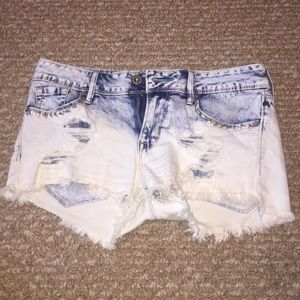 Denim shorts