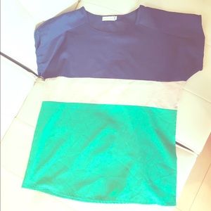 Multicolor Block Blouse