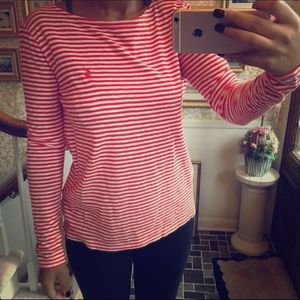 Long sleeve polo crew neck