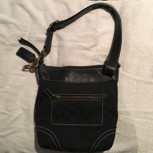 Black coach purse