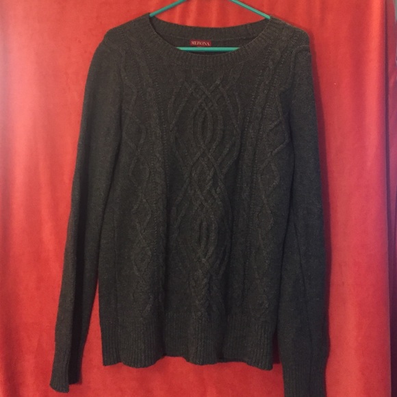 Comfy and warm grey sweater from Target!