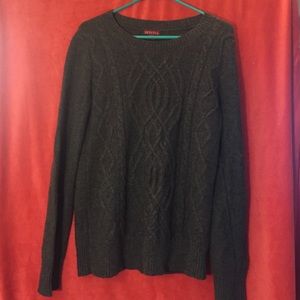 Comfy and warm grey sweater from Target!