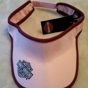 NWT Harley- Davidson Visor Smooth Run Pink