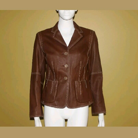 Cabi Brown Larger Fitted Jacket
