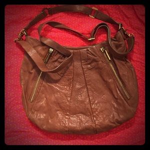 Brown Hobo Convertible Purse