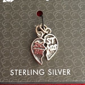 Sterling silver best friends charms