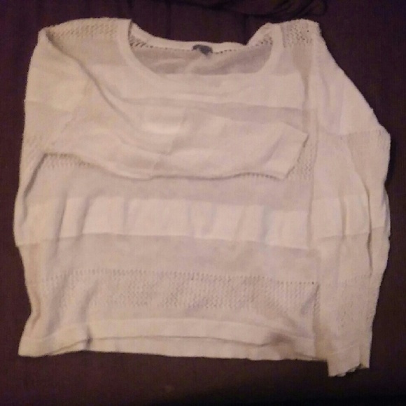 NWOT CL Charlotte Russe White Sweater GREAT SHAPE