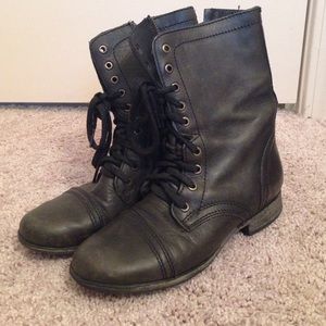 Black Troopa Combat Boots
