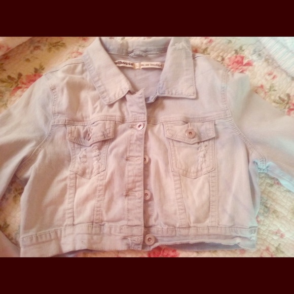 Denim long sleeve jacket