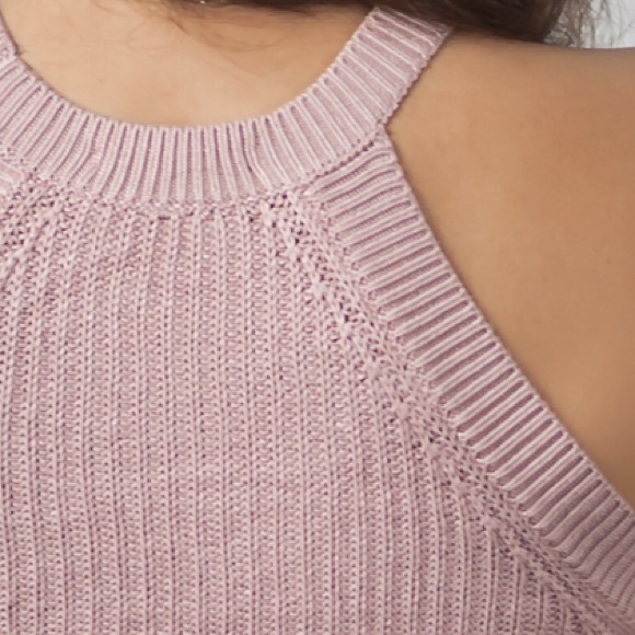 Final Price! Rosé knitted crop Top - Picture 4 of 4