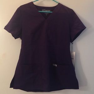 NEW Grey's Anatomy by Barco Scrub Top