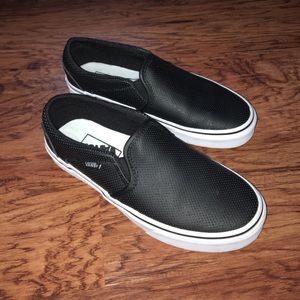 Black Slip-On Vans