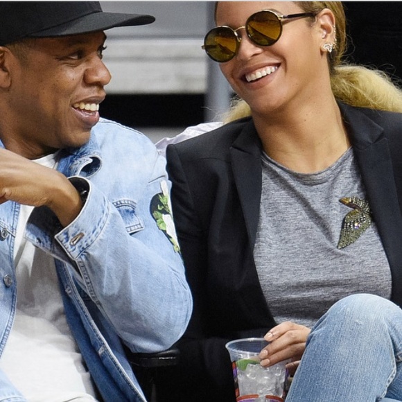 Jimmy Choo Andie Round Bling Glitter Sunglasses - Picture 6 of 8