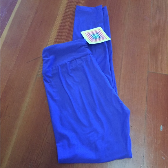 NWT LulaRoe OS solid Purple leggings
