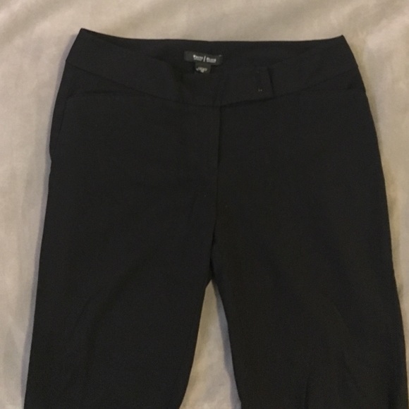 White House Black Market Black Boot Dress Pant